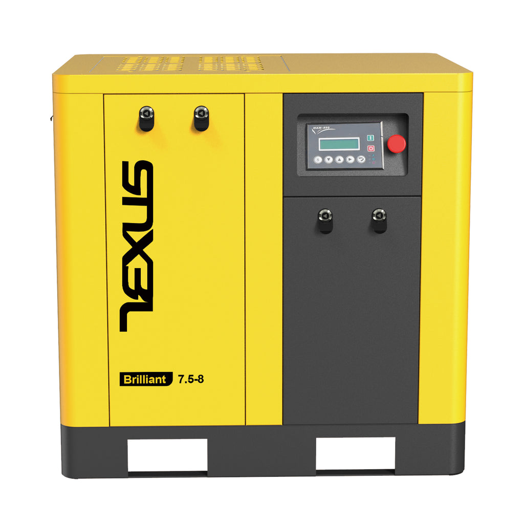 10HP 7.5kW VSD Rotary Screw Air Compressor – 37.43 CFM @ 116PSI, 220V 3-Phase, RP1/2