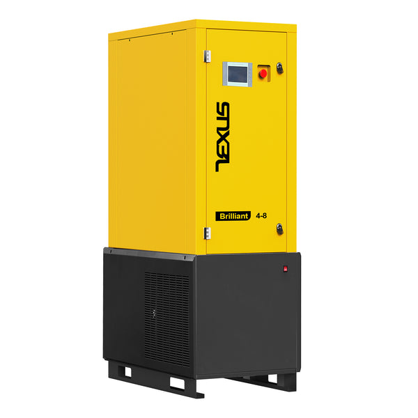 TC Series 5HP 4kW TEXUS Portable Rotary Screw Air Compressor | 19.42CFM @ 116PSI | 220V 3-Phase 60Hz | RP3/4" | VSD