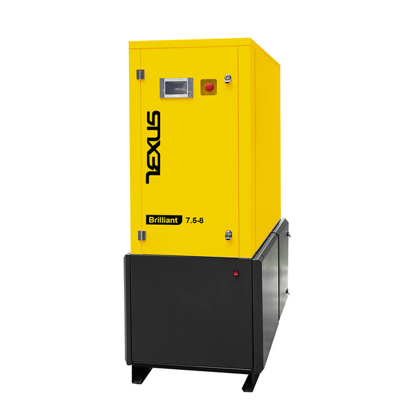 TC Series 10HP 7.5KW TEXUS Portable Rotary Screw Air Compressor | 37.43CFM @ 116PSI | 220V 3-Phase 60Hz | RP3/4" | VSD
