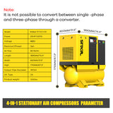 TF Series20HP 15KW TEXUS Portable Rotary Screw Air Compressor | 80CFM @ 125PSI | 480V 3-Phase 60Hz | RP3/4" | VSD