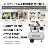 550W-24LT. Oil Free Piston