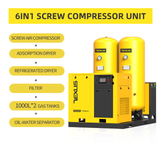 TPQ Series 50HP 37KW TEXUS Screw Air Compressor | 207CFM @ 116PSI | 230V 3-Phase 60Hz | RP1  1/2| VSD