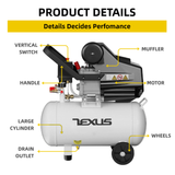 200L/min 2HP Portable air Compressor 220v Electric Direct Driven Small air Compressor