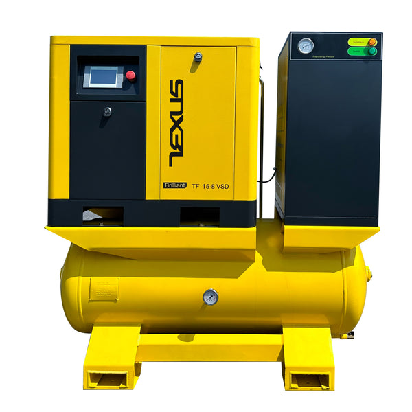 TF Series 20HP 15KW 4IN1 Rotary Screw Air Compressor | 80.16CFM @ 116PSI | 230V 3-Phase 60Hz | RP3/4" | VSD