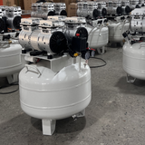 Silent Piston 2HP Oil Free Air Compressor 115 PSI 9.6CFM W/50L Steel Tank