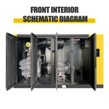 TB Series 7.5HP 5.5KW TEXUS Screw Air Compressor | 29CFM @ 116PSI | 230V 3-Phase 60Hz | RP3/4" | VSD