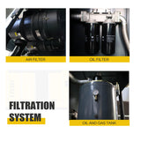 TB Series 7.5HP 5.5KW TEXUS Screw Air Compressor | 29CFM @ 116PSI | 230V 3-Phase 60Hz | RP3/4" | VSD