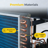 85 CFM Refrigerated Air Dryer, 110V/60Hz, for Up to 20HP Air Compressors