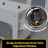 85 CFM Refrigerated Air Dryer, 110V/60Hz, for Up to 20HP Air Compressors