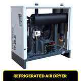123CFM Refrigerated Air Dryer, 110V/60Hz, for Up to 30HP Air Compressors