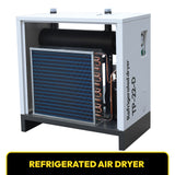 123CFM Refrigerated Air Dryer, 110V/60Hz, for Up to 30HP Air Compressors