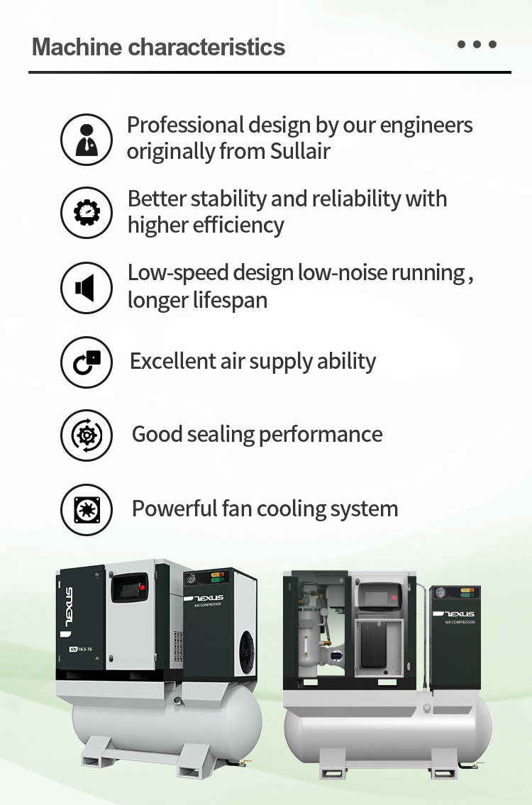 4-in-1 air compressor for laser cutting